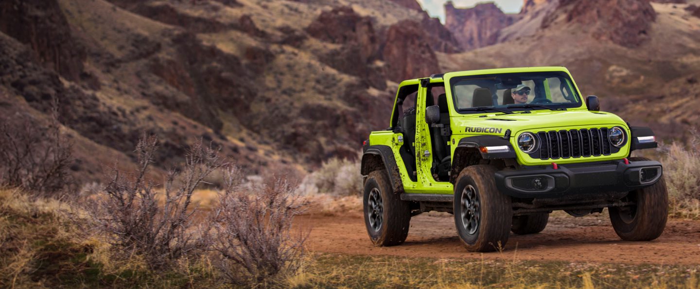 Jeep Wrangler Rubicon en terreno off-road
